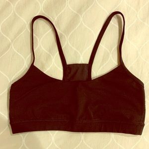 Lululemon black bra- cotton with mesh